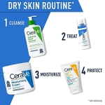 CeraVe Moisturizing Cream | Body and Face Moisturizer for Dry Skin | Body Cream with Hyaluronic Acid and Ceramides | Hydrating Moisturizer | Fragrance Free Non-Comedogenic | 19 Ounce - Image 11
