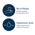 CeraVe Moisturizing Cream | Body and Face Moisturizer for Dry Skin | Body Cream with Hyaluronic Acid and Ceramides | Hydrating Moisturizer | Fragrance Free Non-Comedogenic | 19 Ounce - Image 8