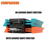 Saker Contour Gauge (10 Inch Lock) Profile Tool-Adjustable Lock Tool for Men Dad Him Boyfriend Husband-Precisely Copy Irregular Shape Duplicator-Welding Flooring Woodworking Tool Tracing - Image 3