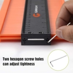 Contour Gauge with Lock|10+5 Inch Construction Rulers Measure Tool for Corners and Contoured, Handyman DIY Woodworking Tools, Construction Carpenter Tools, Father's Day for Men Husband Dad. - Image 6