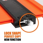 Saker Contour Gauge (10 Inch Lock) Profile Tool-Adjustable Lock Tool for Men Dad Him Boyfriend Husband-Precisely Copy Irregular Shape Duplicator-Welding Flooring Woodworking Tool Tracing - Image 9
