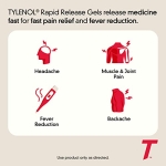 Tylenol Extra Strength Acetaminophen Rapid Release Gels, Pain Reliever & Fever Reducer, 100 ct - Image 13
