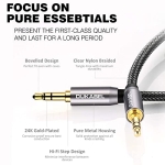 DUKABEL Top Series 3.5mm AUX Cable Lossless Audio Gold-Plated Auxiliary Audio Cable Nylon Braided Male to Male Stereo Audio AUX Cord Car Headphones Phones Speakers Home Stereos (4 Feet /1.2 Meters) - Image 6