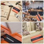 Contour Gauge with Lock|10+5 Inch Construction Rulers Measure Tool for Corners and Contoured, Handyman DIY Woodworking Tools, Construction Carpenter Tools, Father's Day for Men Husband Dad. - Image 2