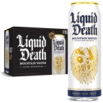 Liquid Death, Still Mountain Water, 8-Pack (King Size 19.2oz Cans), Real Mountain Source, Natural Minerals & Electrolytes