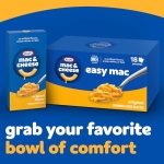Kraft Easy Mac Original Macaroni & Cheese Microwavable Dinner (18 ct Packets)(Packaging May Vary) - Image 4
