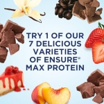 Ensure Max Protein Milk Chocolate Nutrition Shake | 30g Protein, 1g Sugar, 4g Fiber Blend | 12 Pack - Image 3