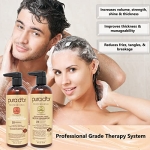 PURA D'OR Professional Grade Anti-Thinning Biotin Shampoo & Conditioner Set For Thinning Hair, Clinically Proven Hair Care 2X Concentrated DHT Blocker Hair Thickening Products For Women & Men 16oz x 2 - Image 2