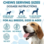 Hemp Calming Chews for Dogs with Anxiety and Stress - Dog Calming Treats - Dog Anxiety Relief - Storms, Barking, Separation - Valerian - Hemp Oil - Calming Treats for Dogs - Made in USA - Image 4