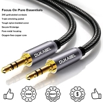 DUKABEL Top Series 3.5mm AUX Cable Lossless Audio Gold-Plated Auxiliary Audio Cable Nylon Braided Male to Male Stereo Audio AUX Cord Car Headphones Phones Speakers Home Stereos (4 Feet /1.2 Meters) - Image 8