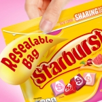 STARBURST FaveReds Fruit Chews Summer Candy, Sharing Size, 15.6 oz Resealable Bag - Image 7