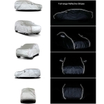 Tecoom Hard Shell Zipper Design Waterproof UV-Proof Windproof Car Cover for All Weather Indoor Outdoor Fit 206-215 Inches Full-Size SUV/Van - Image 7