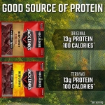 Jack Link's Beef Jerky Variety - Includes Original and Teriyaki Flavors, On the Go Snacks, 13g of Protein Per Serving, 9 Count of 1.25 Oz Bags (Pack of 1) - Image 4