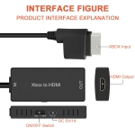 ZUZONG Xbox 360 to HDMI Converter, HD Link Cable for Xbox 360, Xbox 360 to HDMI Support 720P, Compatible with Xbox 360 and Xbox 360 Slim. - Image 6