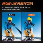 Mentech PanoX V3 Waterproof 8K 360 Action Camera, 12K 360 Photo, 5 Seconds Transmission, in-Camera Editing, Invisible Selfie Stick Effect, Stabilization, Built-in GPS, 3.0" Touchscreen - Image 7