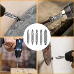 Gifts for Men,Damaged Screw Extractor Set-Christmas Stocking Stuffers for Adults Men Him,Mens Gifts,Husband,Stripped Screws Nuts & Bolts Drill Bit Tools for Easy Removal of Rusty Broken Hardware Gifts - Image 3