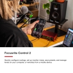 Focusrite Scarlett 18i16 4th Gen USB Audio Interface, for Songwriting, Music Production, Recording, and Podcasting — High-Fidelity, Studio Quality Recording, and All the Software You Need to Record - Image 3