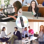 64GB Digital Voice Recorder Voice Activated Recorder for Lectures Meetings, Audio Recorder with Playback, Password, Variable Speed, Tape Recorder USB Charge, MP3 - Image 2