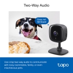 Tapo by TP-Link 1080P Indoor Security Camera for Baby Monitor, Pet Camera w/Motion Detection, 2-Way Audio, Night Vision, Cloud & SD Card Storage, Works w/Alexa & Google Home, Black, C101 - Image 2