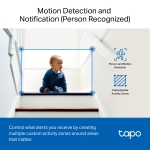 Tapo by TP-Link 1080P Indoor Security Camera for Baby Monitor, Pet Camera w/Motion Detection, 2-Way Audio, Night Vision, Cloud & SD Card Storage, Works w/Alexa & Google Home, Black, C101 - Image 3