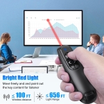 Presentation Clicker Wireless Presenter Remote Clicker, USB C PowerPoint Clicker for Presentation with Laser Pointer, RF 2.4GHz Computer Pointer Clicker Slide Advancer for Google Slides,Mac,Laptop - Image 7