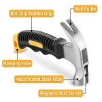 Mr. Pen- Hammer, 8oz, Small, Camping Claw Hammer, Stubby Tack Hammer, Hammers Tools, Nail Hammer for Women, Magnetic Handy Hammer, Teal Hammer For Kids - Image 8