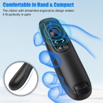 Presentation Clicker Wireless Presenter Remote Clicker, USB C PowerPoint Clicker for Presentation with Laser Pointer, RF 2.4GHz Computer Pointer Clicker Slide Advancer for Google Slides,Mac,Laptop - Image 4