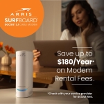 ARRIS (S34) - Cable Modem - Fast DOCSIS 3.1 Multi-Gigabit Cable Modem, for Comcast Xfinity, Cox, Spectrum & More, 2.5 Gbps Max Internet Speeds, Next-Generation Upload Optimized, 2 Year Warranty - Image 3