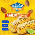 Blue Diamond Almonds, BOLD Elote Mexican Street Corn Flavored Snack Nuts, 6 Ounce Can - Image 5