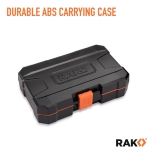 RAK Universal Socket Tool - Birthday Gifts for Men - Set of 15 with 1/4-to-3/4-inch Wrench Grip, T-Handle Ratchet Driver and 10 Screwdriver Bits - Gifts for men, Husband, Handyman - Image 3